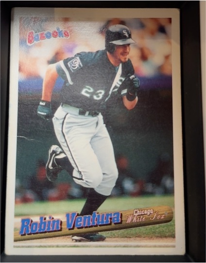 1996 Topps Bazooka #13 Robin Ventura — front