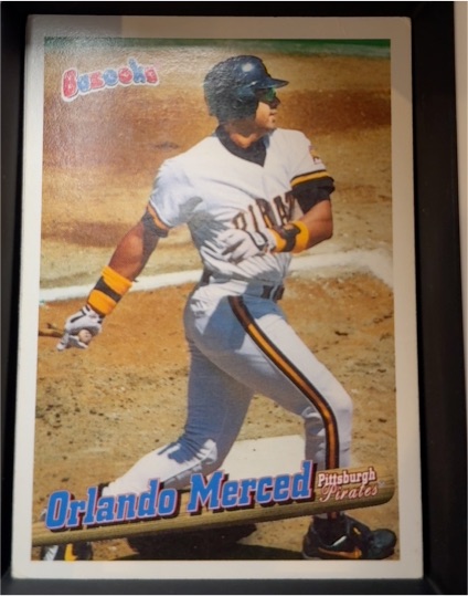 1996 Topps Bazooka Orlando Merced — front