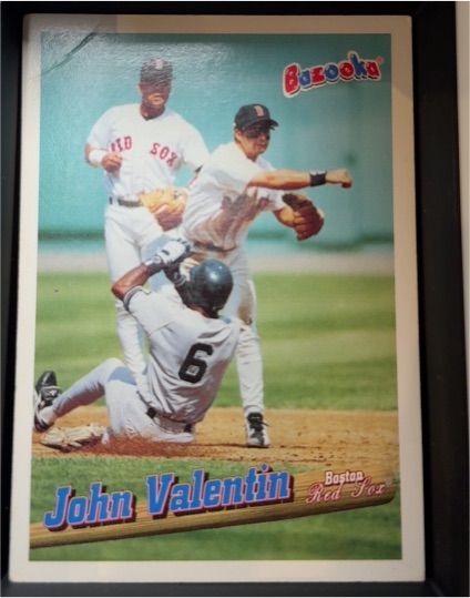 1996 Bazooka #120 John Valentin — front