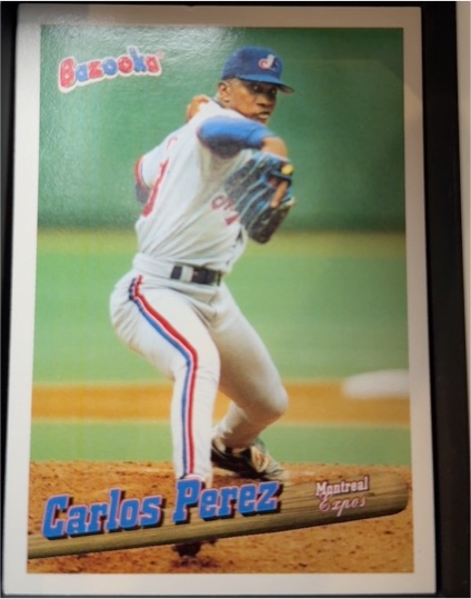 1996 Topps Bazooka #84 Carlos Perez — front