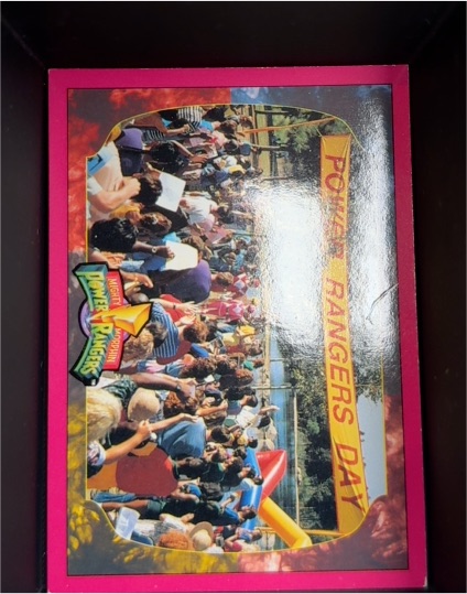 1994 Collect-A-Card Mighty Morphin Power Rangers Series 2 #98 Power Rangers Day — front