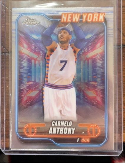 2024-25 Topps Chrome #83 Carmelo Anthony — front
