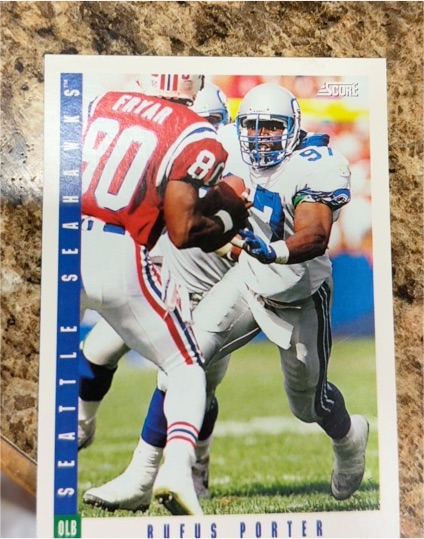 1993 Score #311 Rufus Porter — front