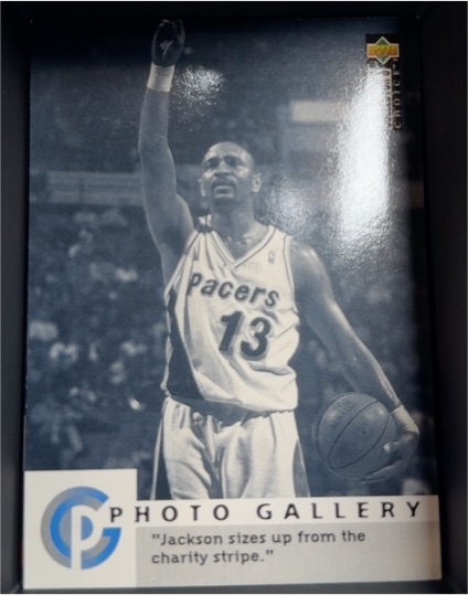 1995-96 Upper Deck Collector's Choice #395 Mark Jackson Photo Gallery — front