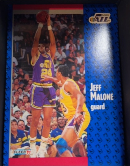 1991-92 Fleer #200 Jeff Malone — front
