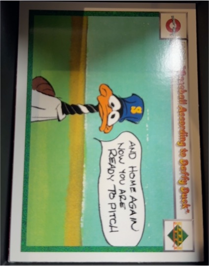 1990 Upper Deck Comic Ball #561 Baseball According to Daffy Duck — front