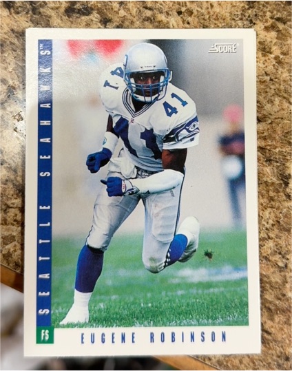 1993 Score #165 Eugene Robinson — front