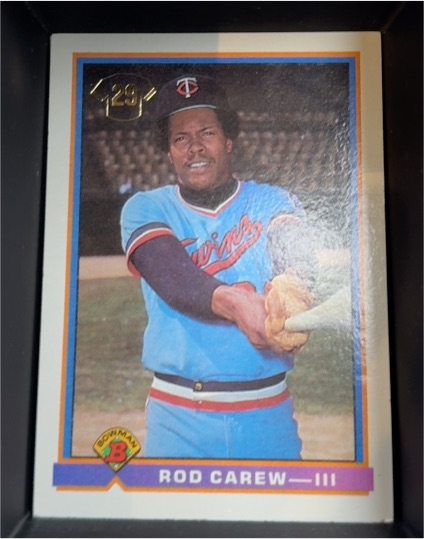 1991 Bowman #3 Rod Carew — front