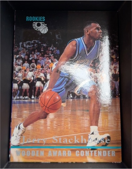 1995 Classic Rookies #99 Jerry Stackhouse Wooden Award Contender — front