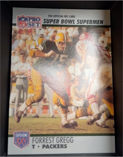 1990-91 Pro Set Super Bowl XXV Silver Anniversary #56 Forrest Gregg — front