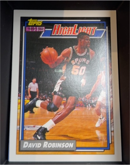 1992 Topps Basketball High Light #4 David Robinson — front