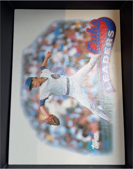 1989 Topps #549 Cubs Leaders Greg Maddux — front