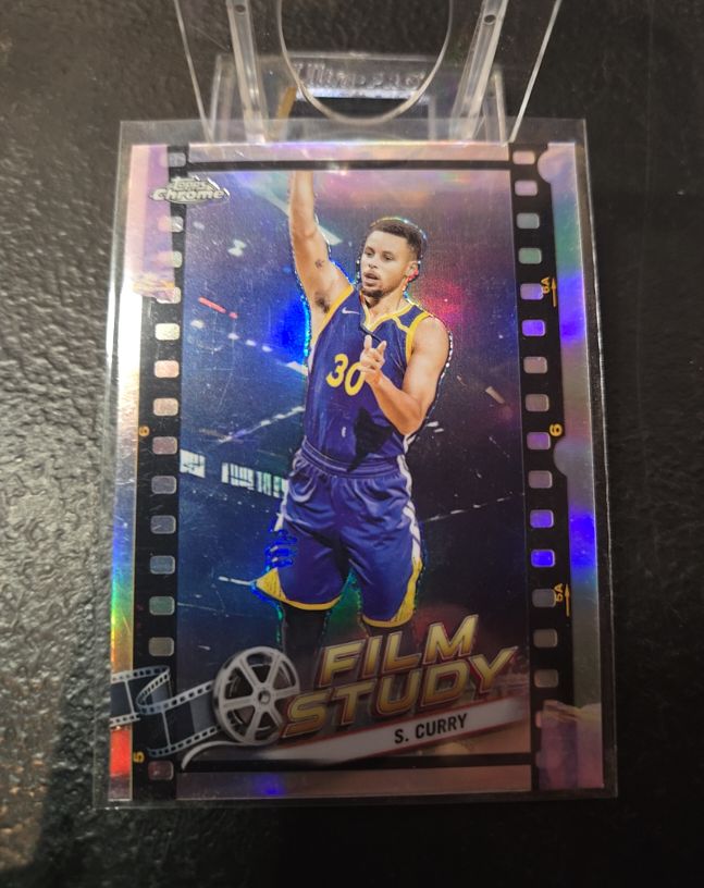 2023-24 Topps Chrome #FS-6 Stephen Curry Film Study — front