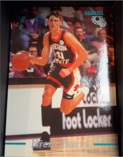 1995 Classic Rookies #14 Brent Barry Oregon State Beavers — front