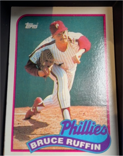 1989 Topps #518 Bruce Ruffin — front