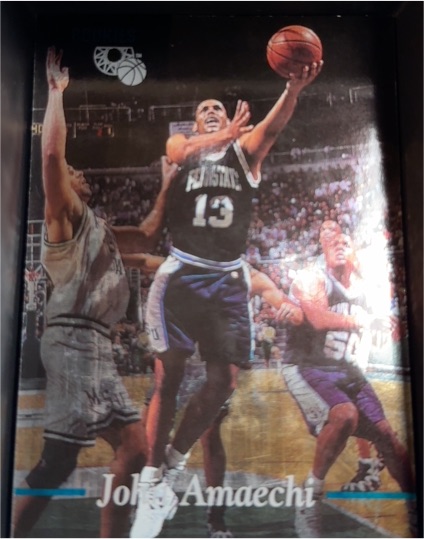 1995 Classic #67 John Amaechi Penn State Nittany Lions — front