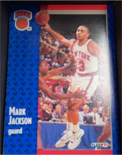 1991-92 Fleer #137 Mark Jackson New York Knicks — front