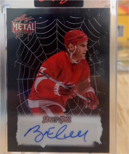 2025 Leaf Metal Halloween Brett Hull — front