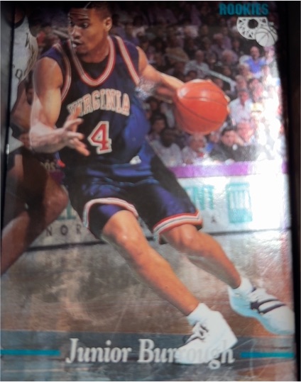 1995 Classic Rookies #31 Junior Burrough — front