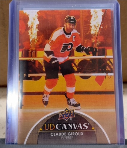 2021-22 Upper Deck Series 2 UD Canvas #C179 Claude Giroux — front
