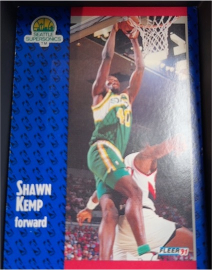 1991-92 Fleer #192 Shawn Kemp — front