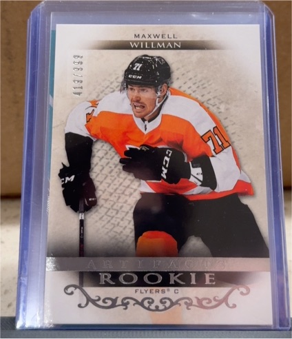 2021-22 Upper Deck Artifacts #149 Maxwell Willman Rookie — front