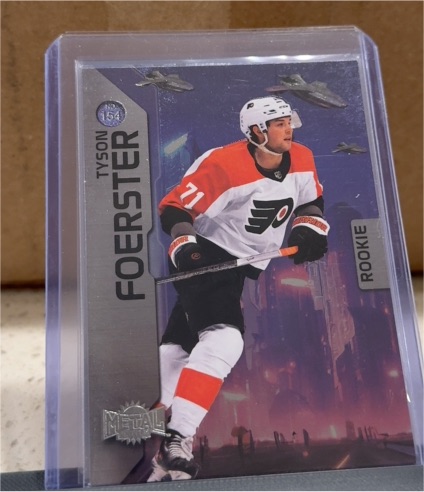 2023-24 Upper Deck Skybox Metal Universe #154 Tyson Foerster Rookie — front