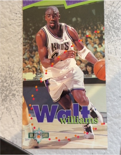 1995-96 Fleer NBA Jam Session #94 Walt Williams — front