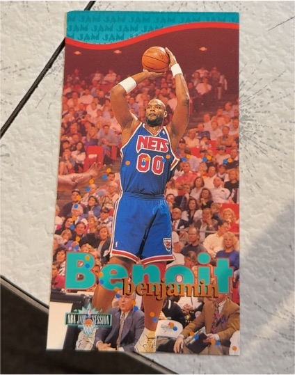 1995-96 Fleer NBA Jam Session #112 Benoit Benjamin — front