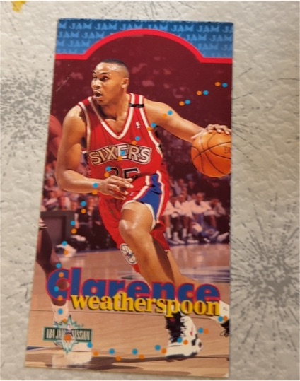 1995-96 Fleer Jam Session #81 Clarence Weatherspoon — front