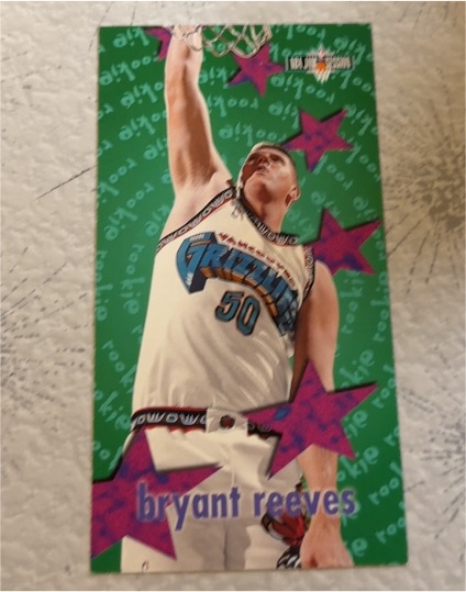 1995-96 Fleer NBA Jam Session Rookies #R5 Bryant Reeves — front