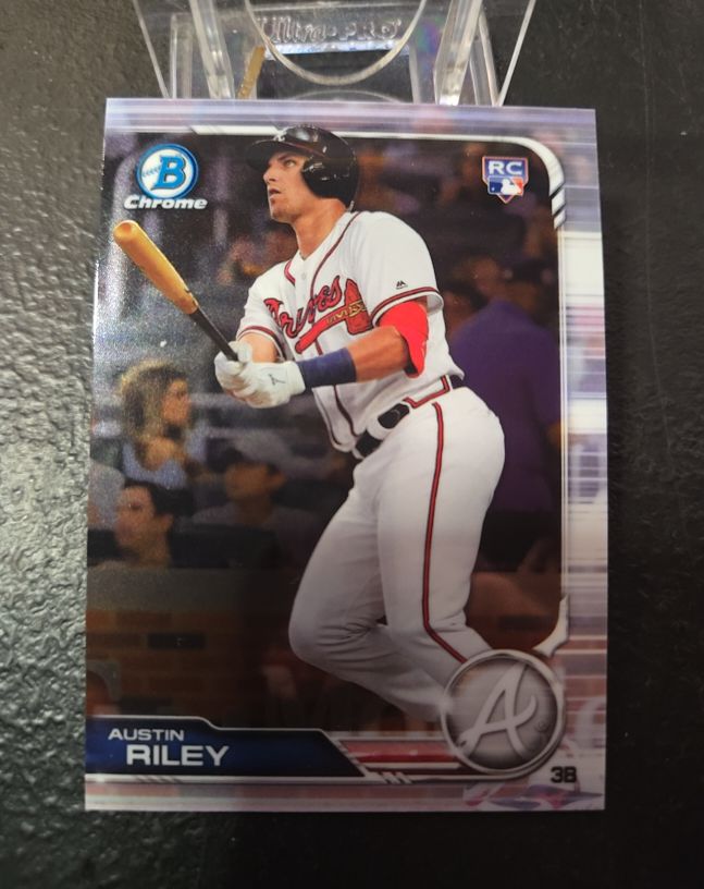 2019 Bowman Chrome #84 Austin Riley — front