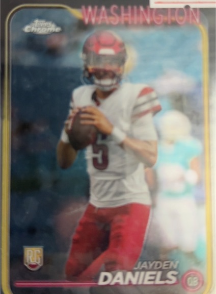 2024 Topps Chrome #201 Jayden Daniels — front