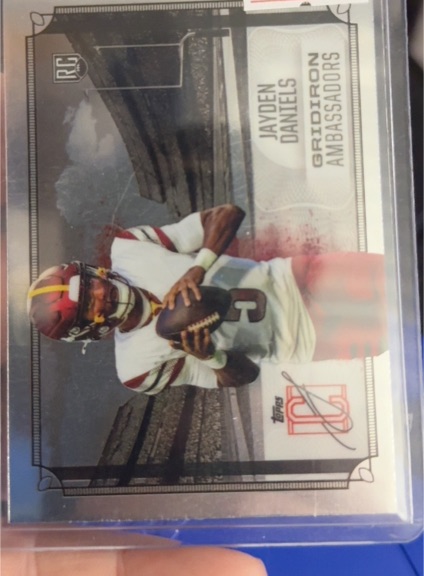 2024 Topps Signature Class #GA-2 Jayden Daniels Gridiron Ambassadors — front