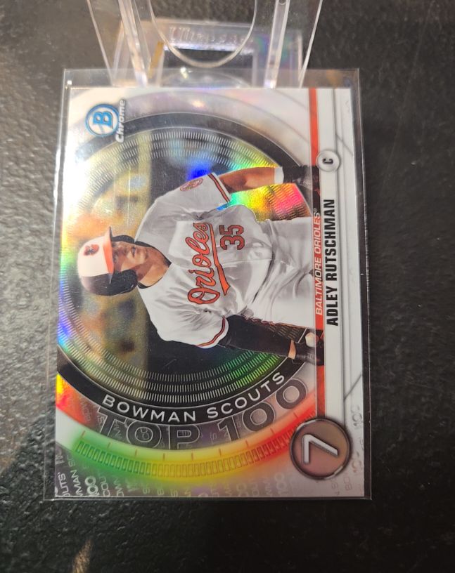 2020 Bowman Chrome #BTP-7 Adley Rutschman — front