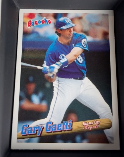 1996 Bazooka #99 Gary Gaetti — front