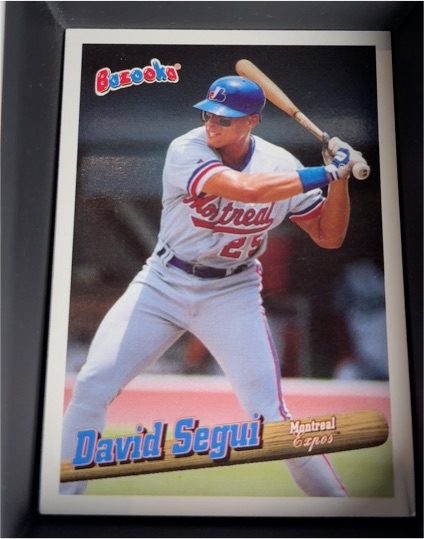 1996 Topps Bazooka #110 David Segui — front