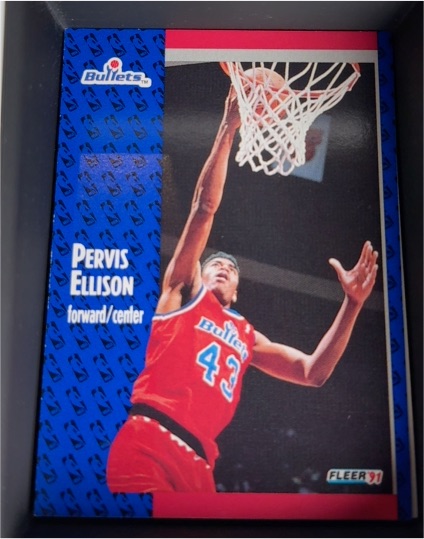 1991-92 Fleer #205 Pervis Ellison Washington Bullets — front
