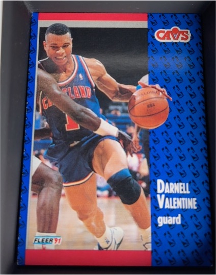 1991-92 Fleer #39 Darnell Valentine — front