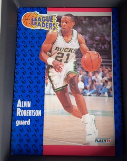 1991-92 Fleer #222 Alvin Robertson — front