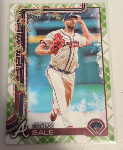 2025 Topps Holiday #H98 Chris Sale — front