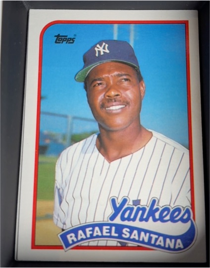 1989 Topps #792 Rafael Santana — front