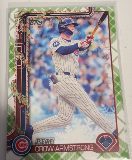 2025 Topps Holiday #H41 Pete Crow-Armstrong — front