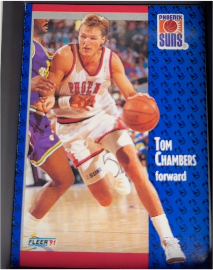 1991-92 Fleer #158 Tom Chambers — front