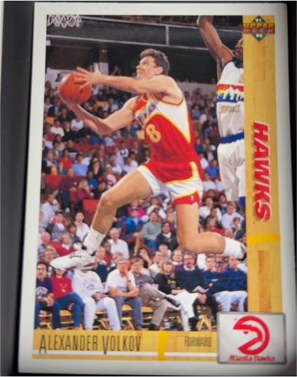 1991-92 Upper Deck #411 Alexander Volkov — front