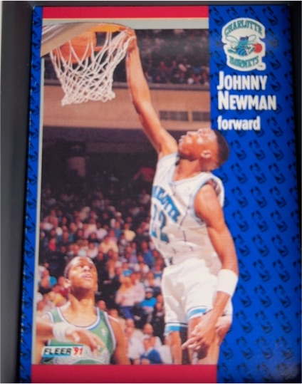1991-92 Fleer #23 Johnny Newman — front