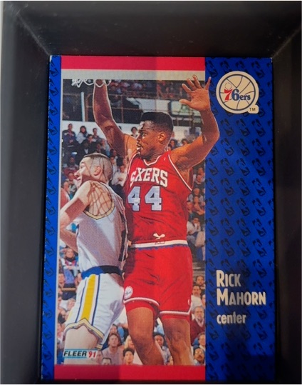 1991-92 Fleer #156 Rick Mahorn — front