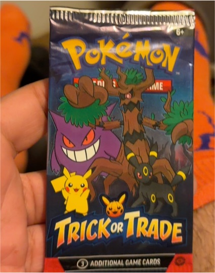 2024 Pokémon Trick or Trade Booster Pack — front