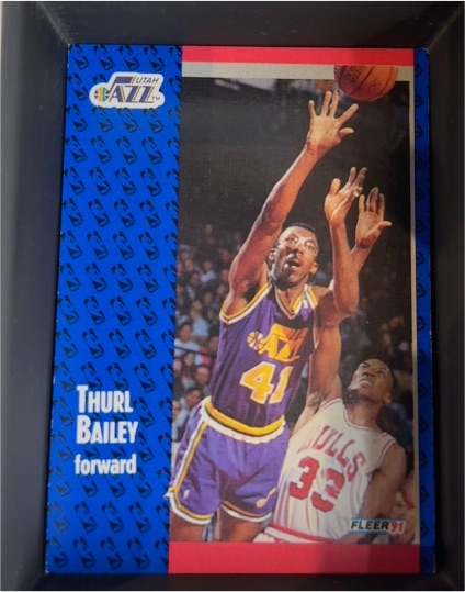 1991-92 Fleer #197 Thurl Bailey — front