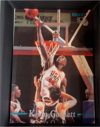 1995 Classic Rookies #5 Kevin Garnett — front